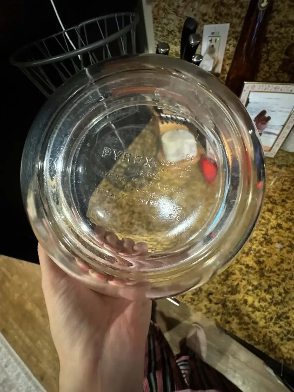 Vintage Pyrex Corning 1.5 Quart Clear Glass Mixing Bowl 16